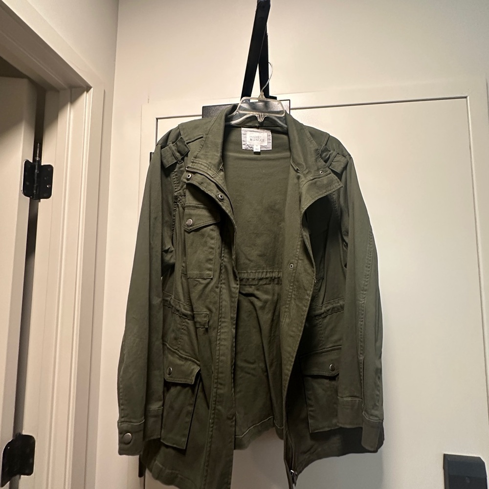 Market & Spruce Olive Utility Jacket